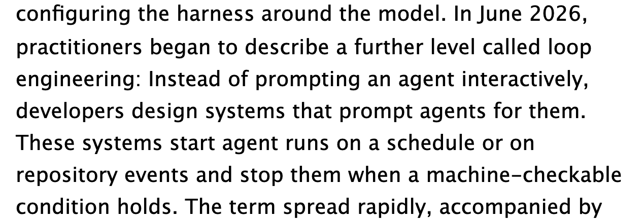 arXiv 2608.21884: These systems start agent runs on a schedule or on repository events and stop them when a machine-checkable condition holds.